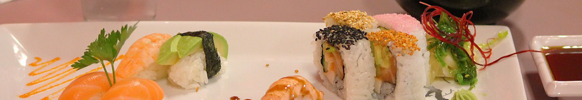 Eating Asian Fusion Sushi at Bei Sushi, Bar, Asian Cuisine restaurant in Scottsdale, AZ.